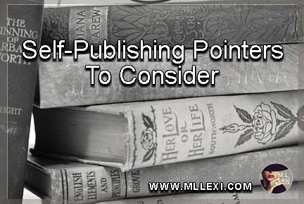 self-publishing pointers to consider1